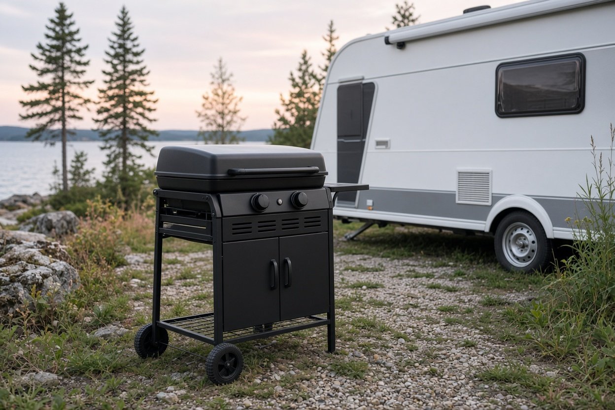 Grill till husvagn: bästa portabla gasolgrillen