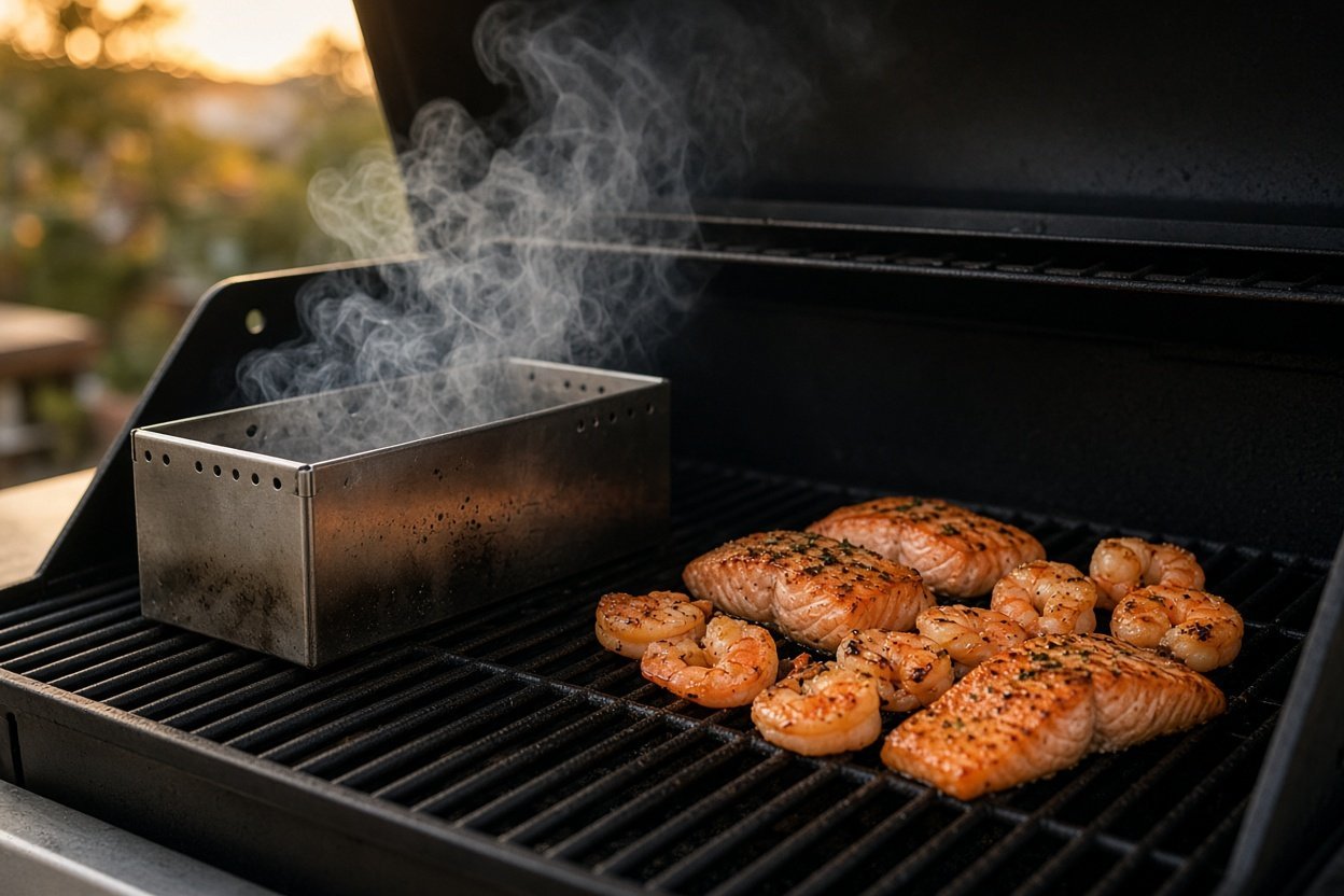 Röklåda till gasolgrill: så fungerar den