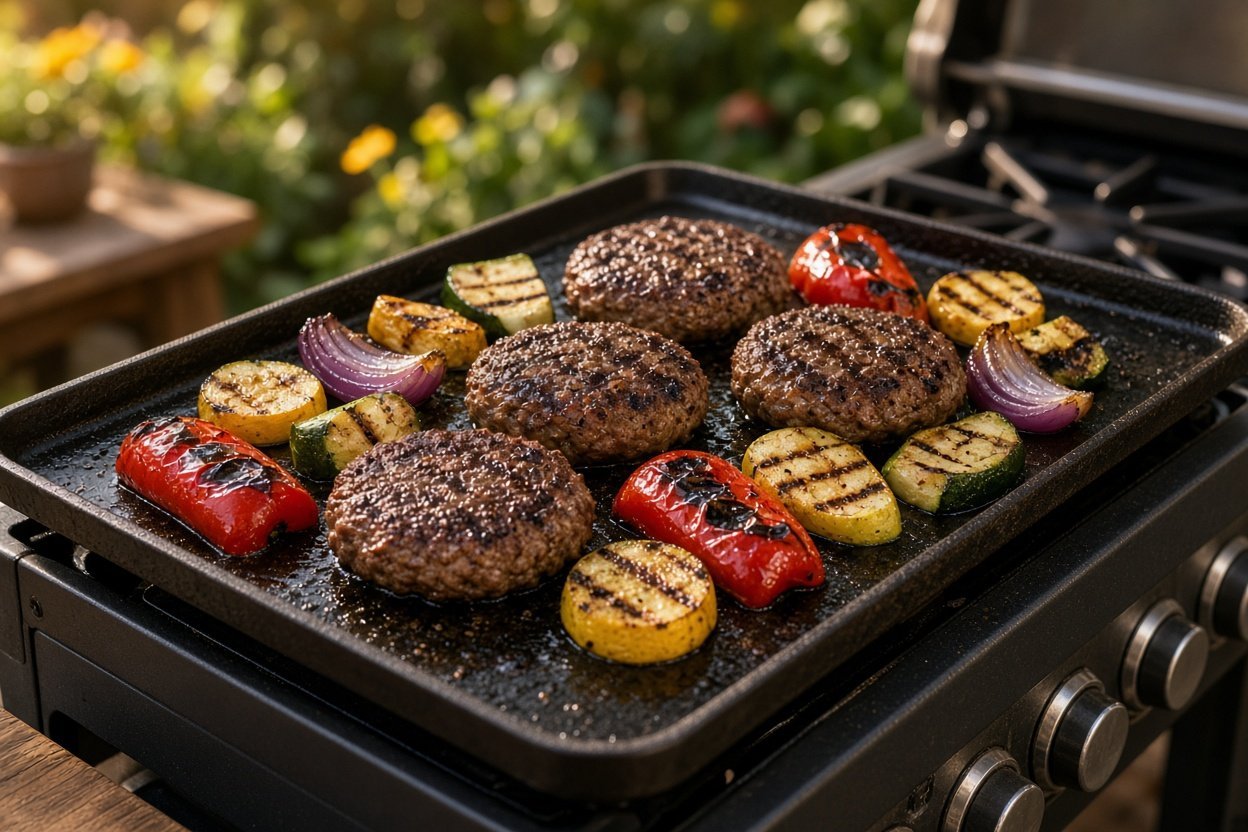 Stekplatta grill – välj rätt modell för jämn stekyta
